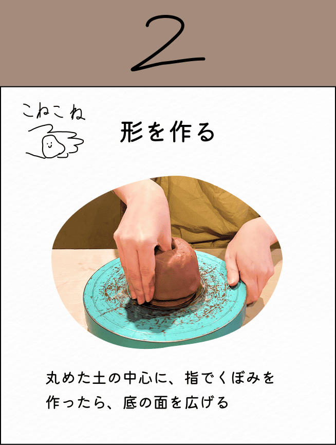 形を作る