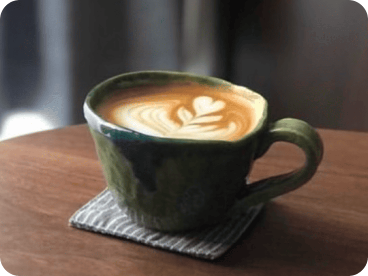 コーヒーのマグカップ